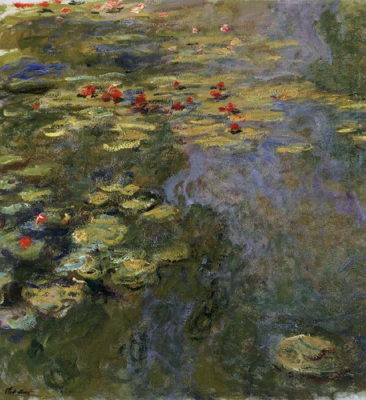 Claude Monet The Water-Lily Pool oil painting picture